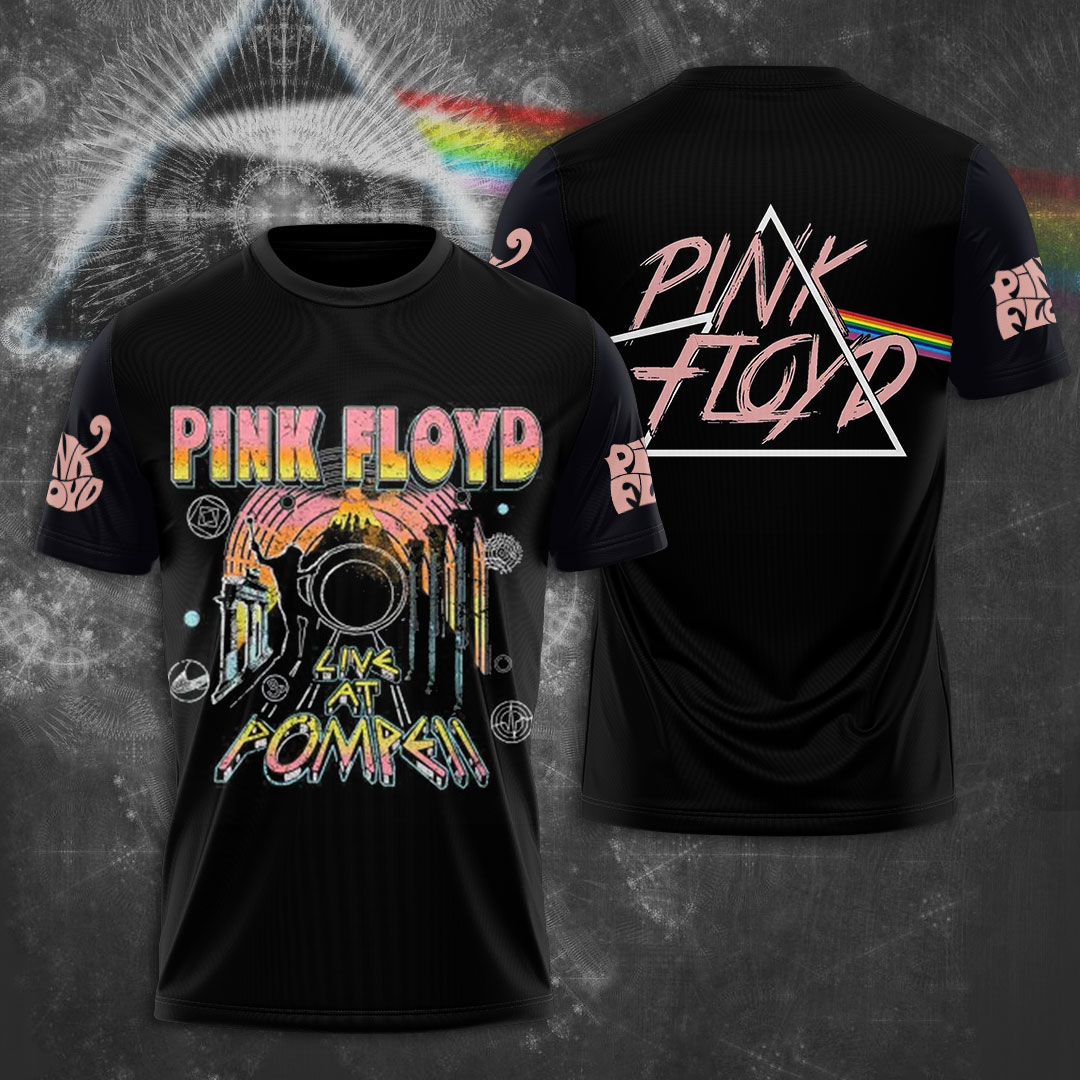 Pink Floyd Cosmic Graphic T-Shirt  Galaxy Fusion Edition
