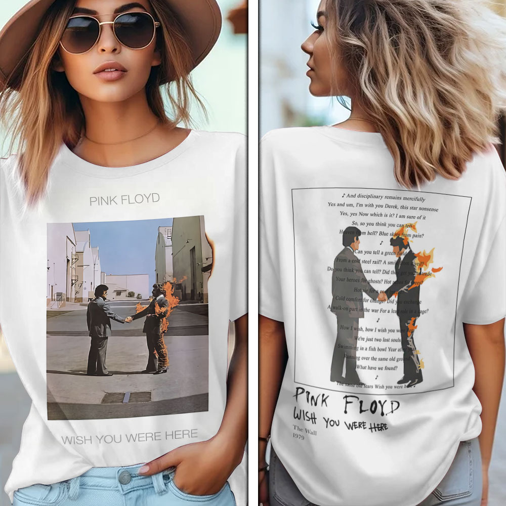 Pink Floyd Poster Art Tee  Red Tour Graphic