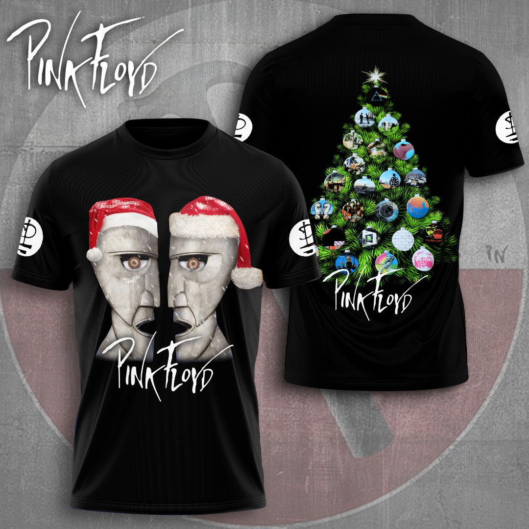 Pink Floyd Christmas Faces Tee  Holiday Special Edition