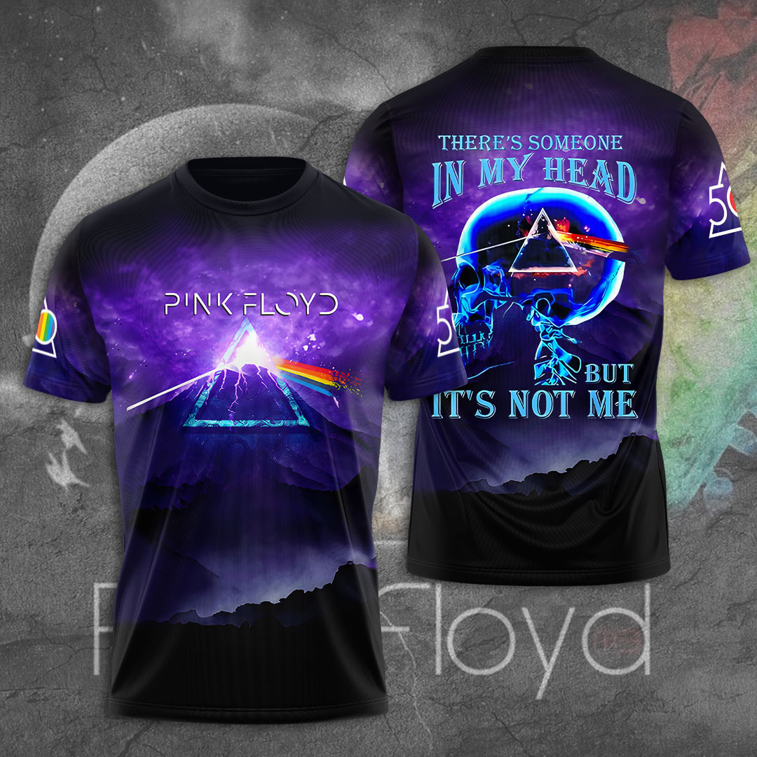 Pink Floyd Neon Horizon Tee  Spectrum Galaxy Print