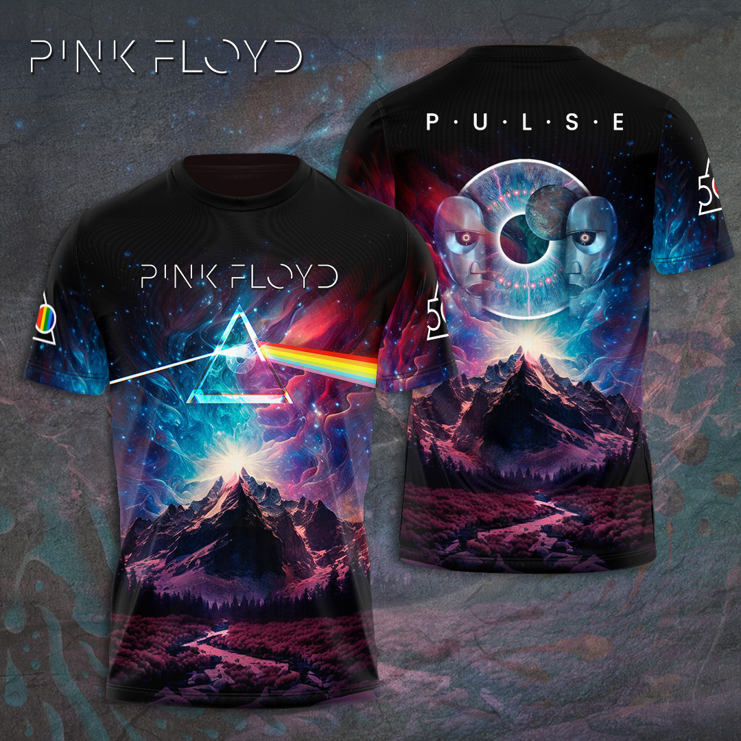Pink Floyd Pulse Galaxy Tee  Dark Sky Reflection
