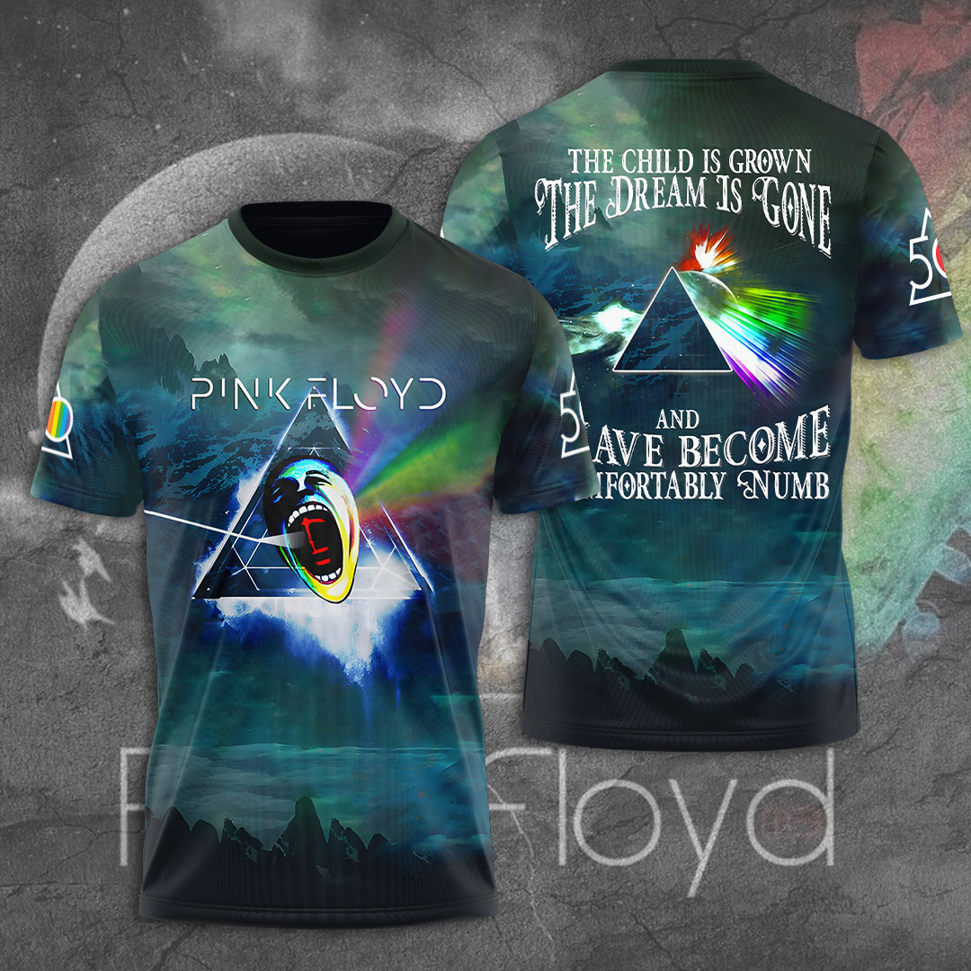 Pink Floyd Shine On You Crazy Diamond Tee  Retro Prism Edition