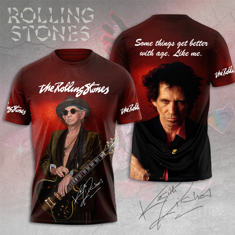The Rolling Stones X Keith Richards 3D Shirt