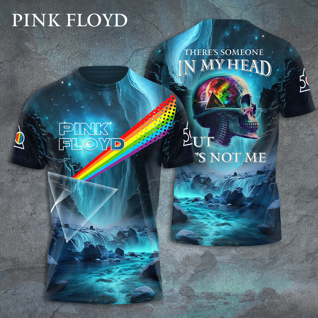 Pink Floyd Lunar Light Shirt  Blue Glow Edition