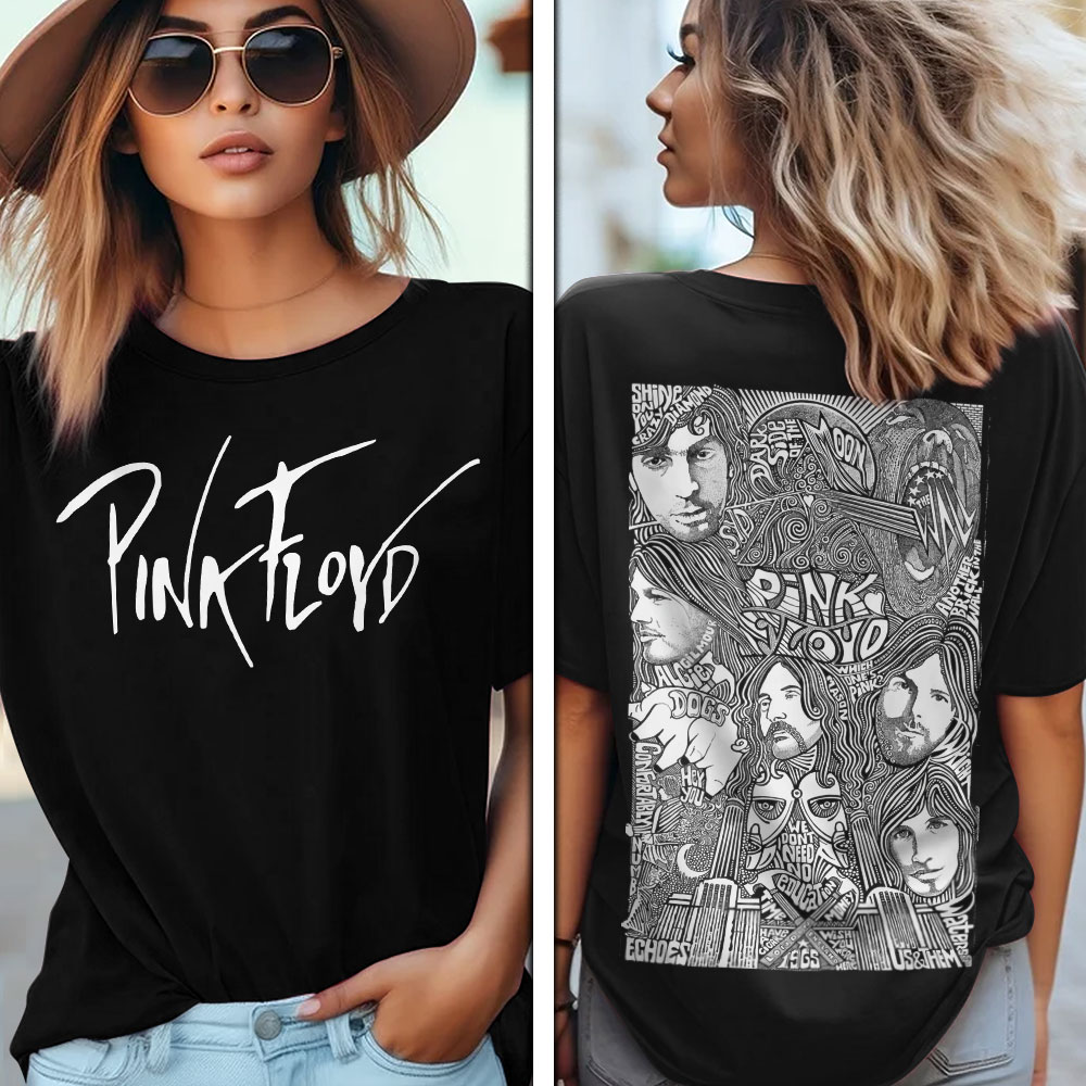 Pink Floyd Shirt Black Women