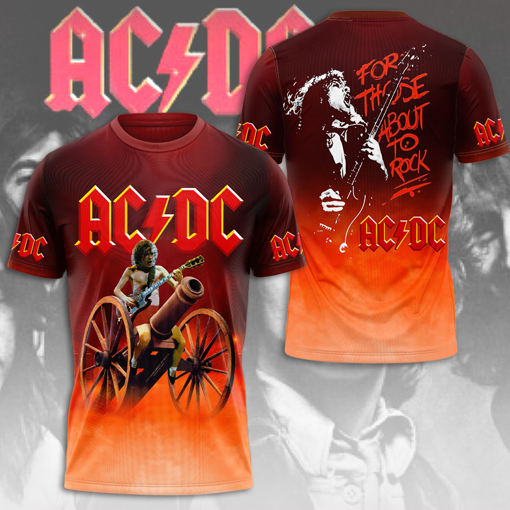 Ac/Dc X Angus Young 3D Shirt- Maitm 7899
