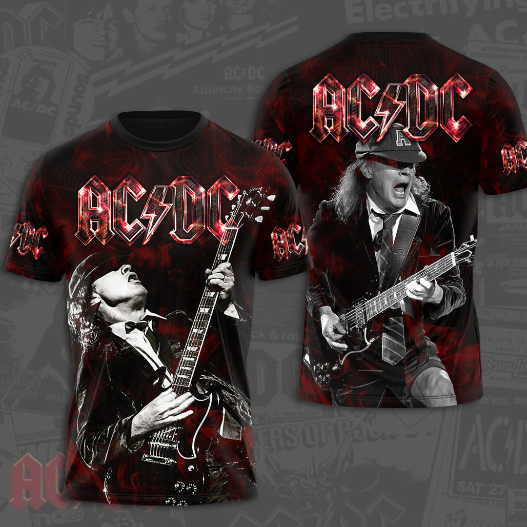 Ac/Dc 3D Shirt- Gne 1082
