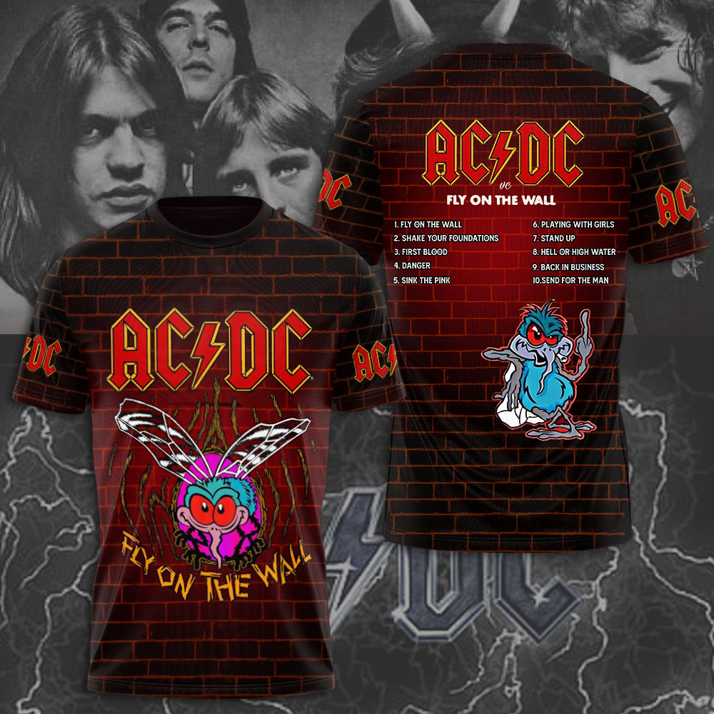 Ac/Dc 3D Shirt- Maitm 7718