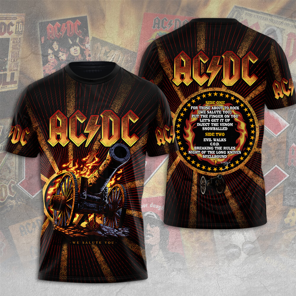 Ac/Dc 3D Shirt- Maitm 7720