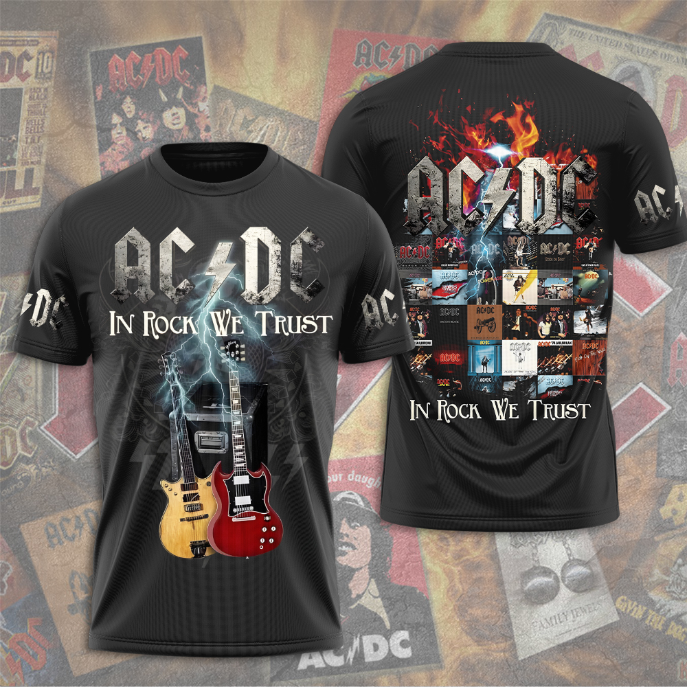 Ac/Dc 3D Shirt- Maitm 7880