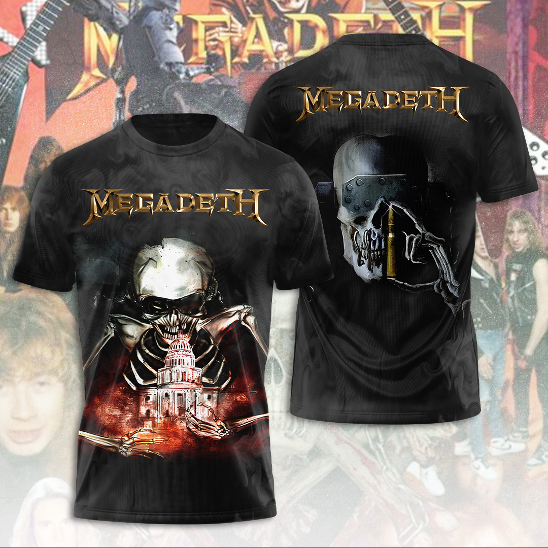 Megadeth Vic Rattlehead Skull Ablum 2026 Shirt