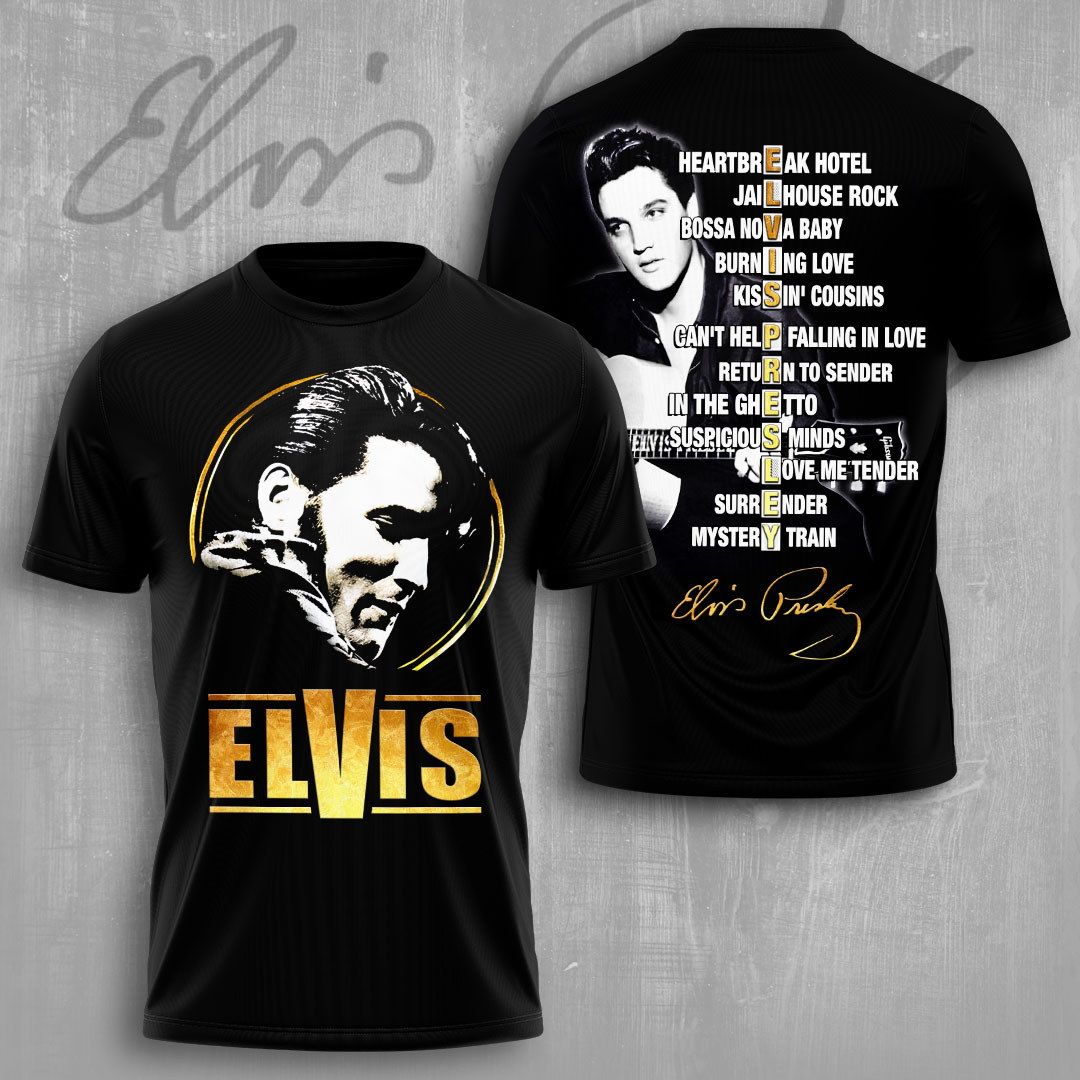 Elvis Presley Ablum Shirt