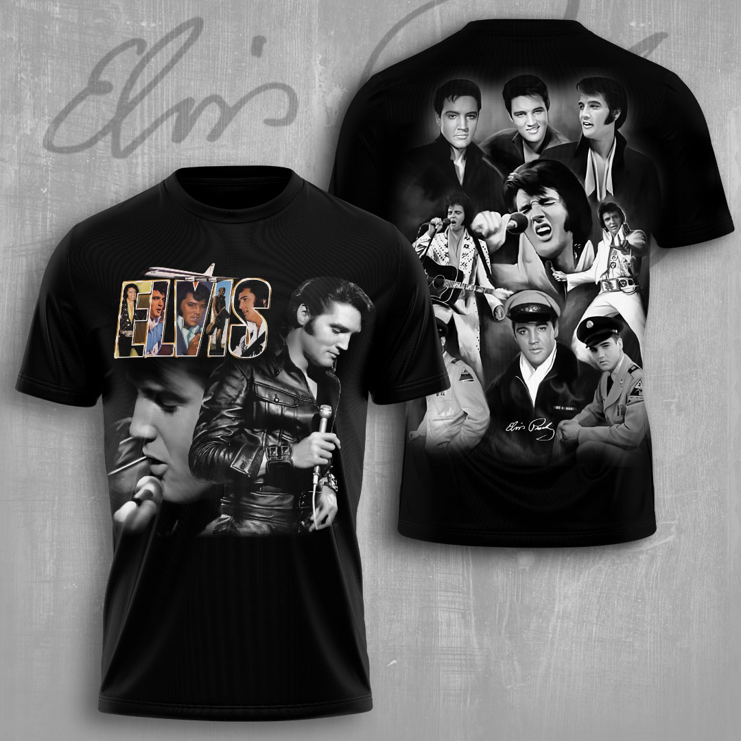 Elvis Presley Shirt Vintage Black