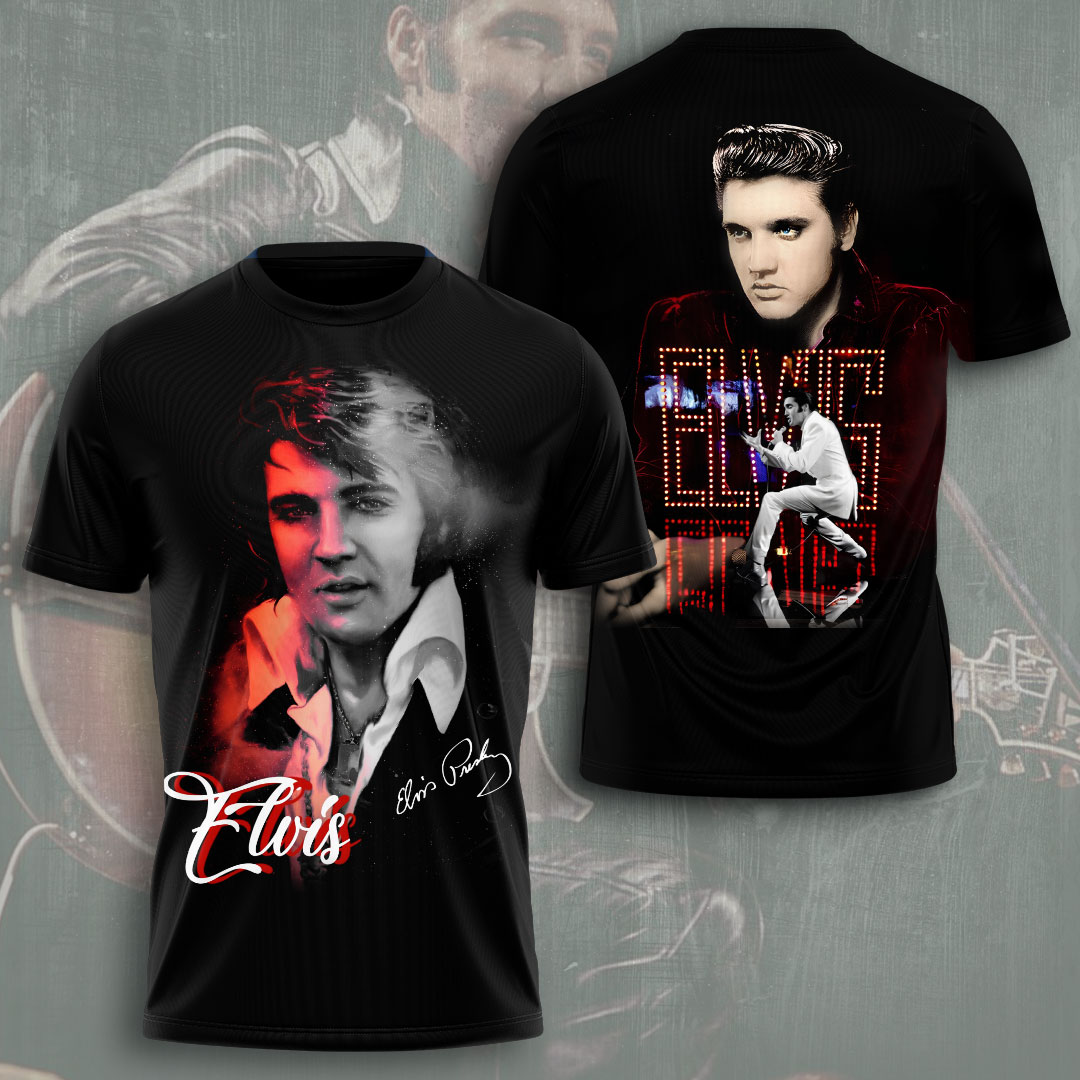 Elvis Presley 1935-1977 Shirt Black