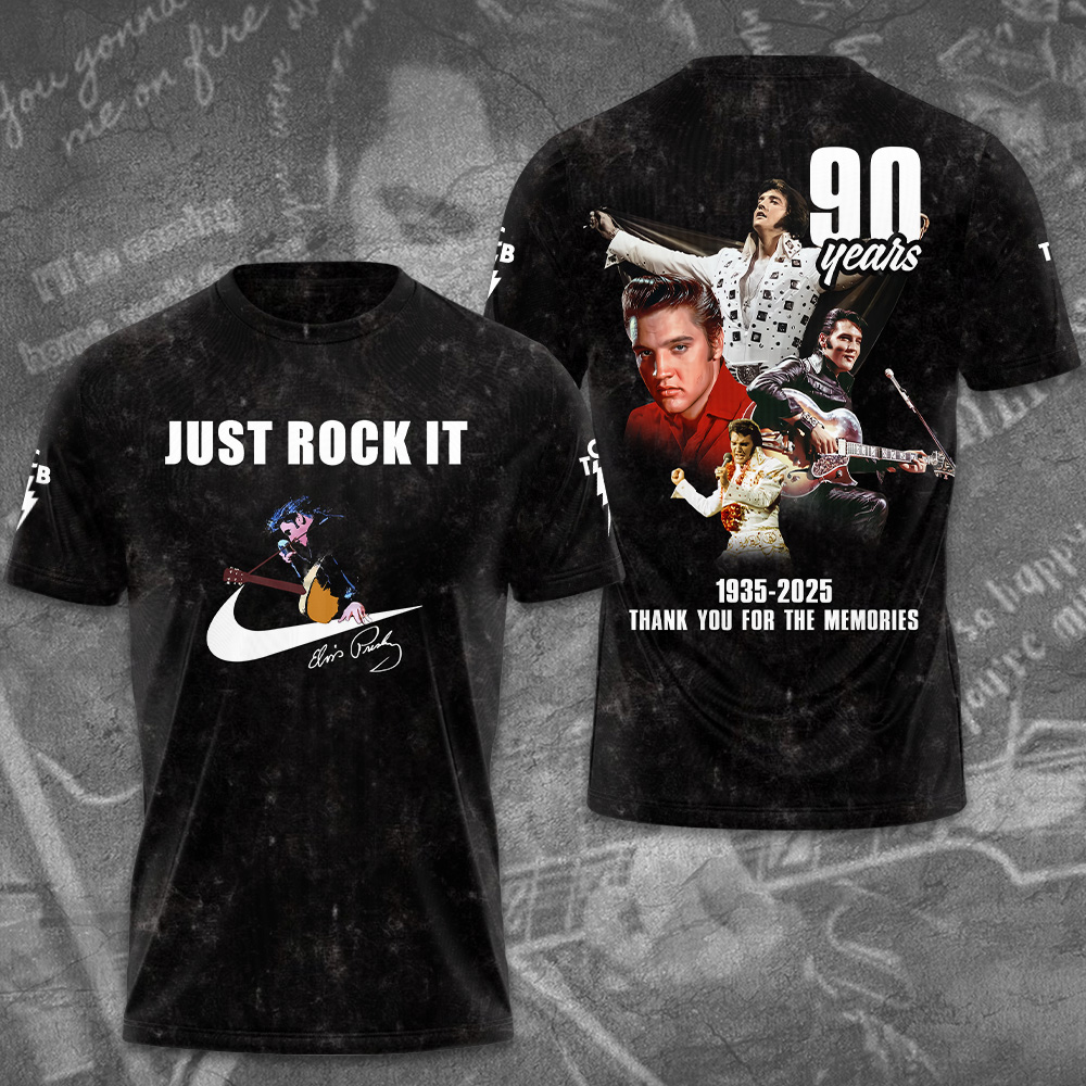 Elvis Presley Just Rock It 90S Shirt