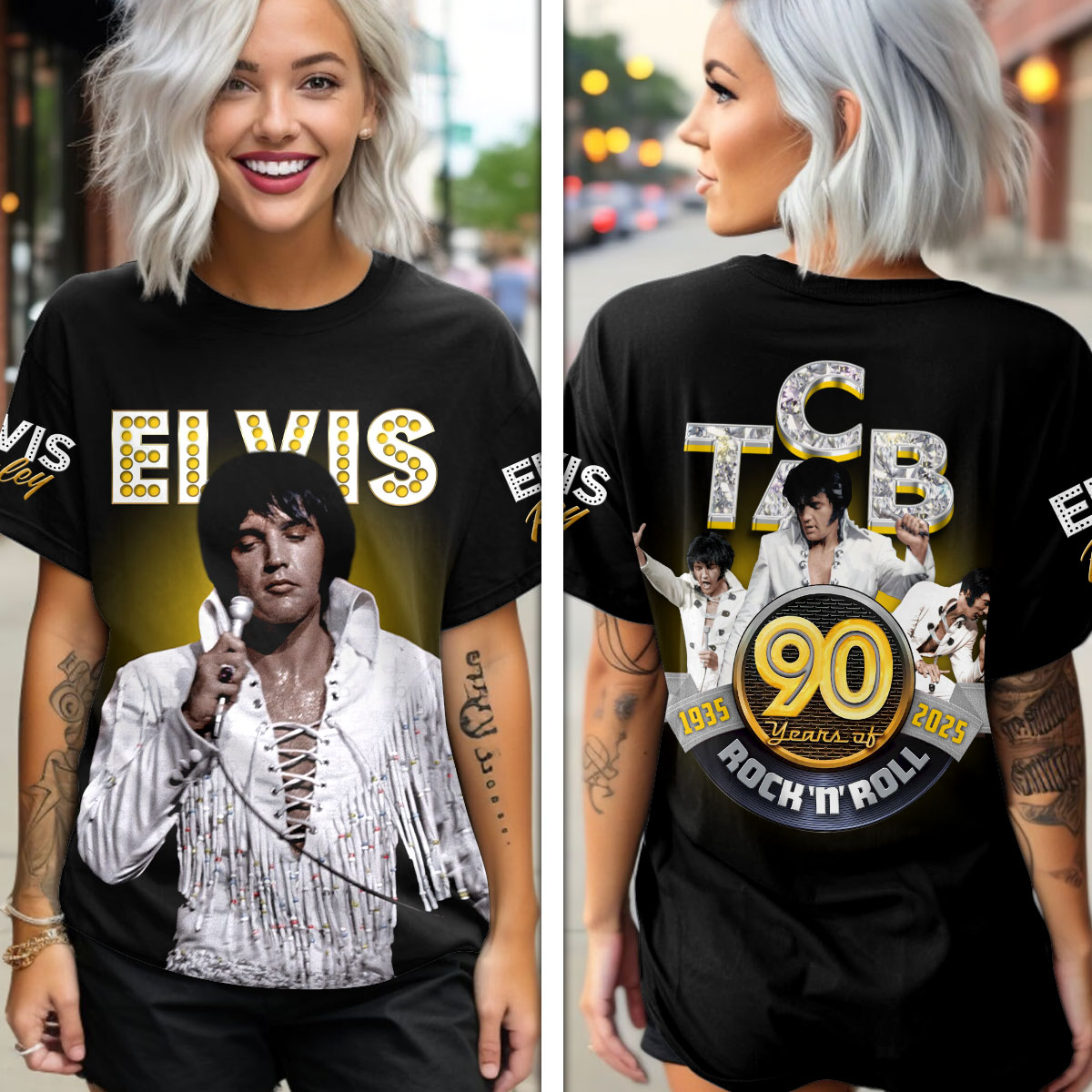 Elvis Presley Of Rock And Roll 90S Shirt