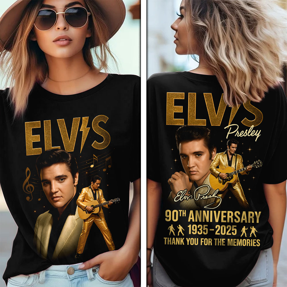 Elvis Presley 90Th 1935-2025 Shirt