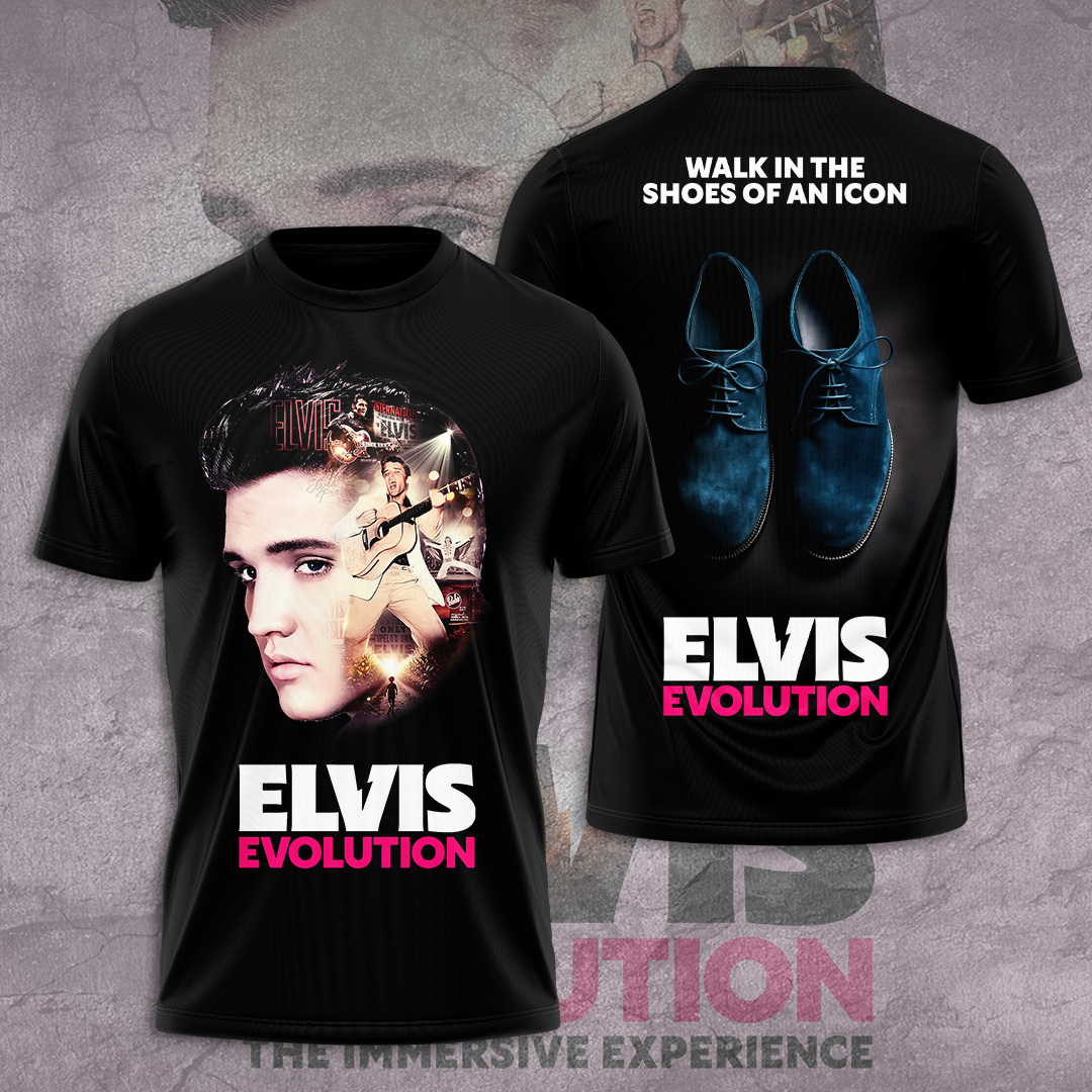 Elvis Presley Shirt Black Men