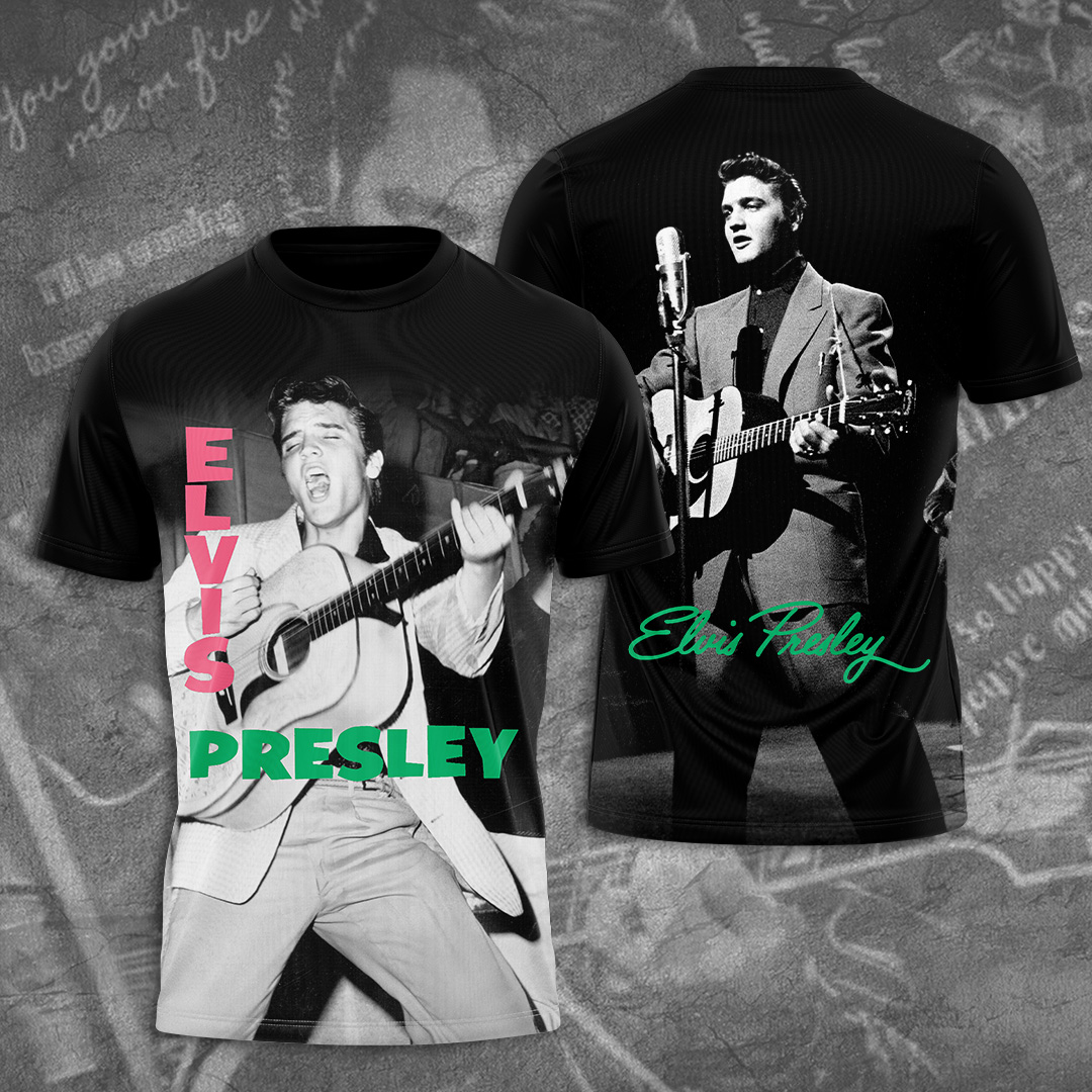Elvis Presley 2026 The King Shirt Black
