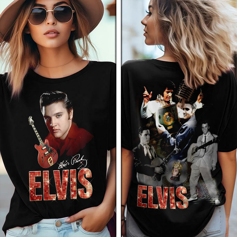 Elvis Presley Rhinestones Shirt