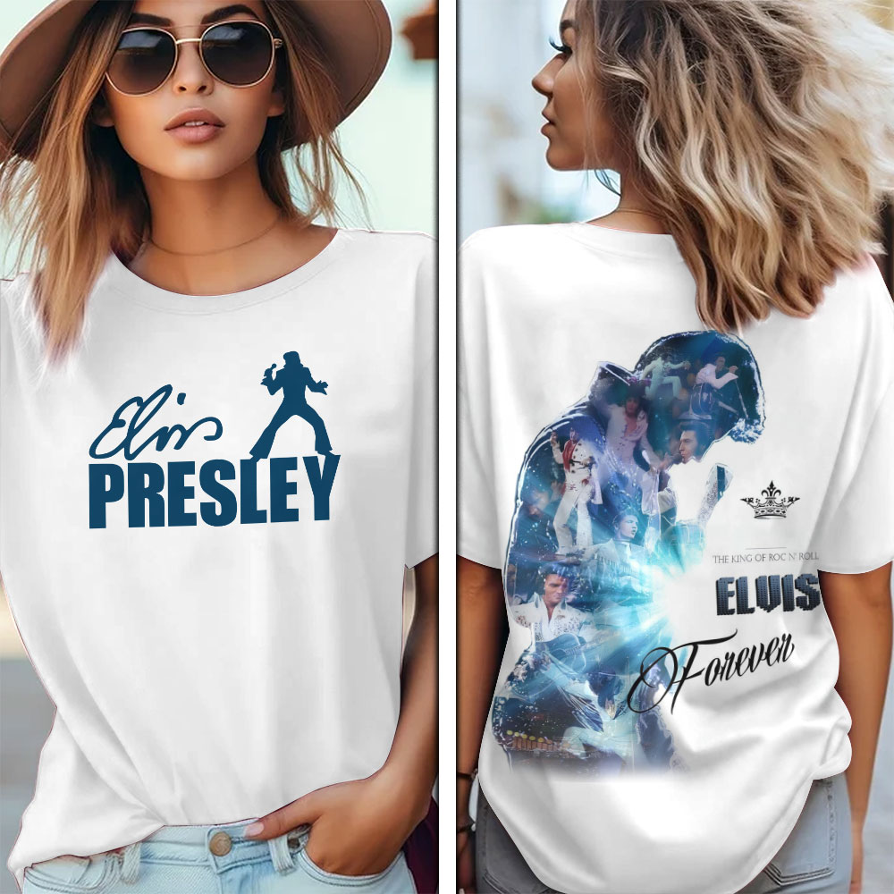 Elvis Presley Music Blue Suede Shoes Shirt