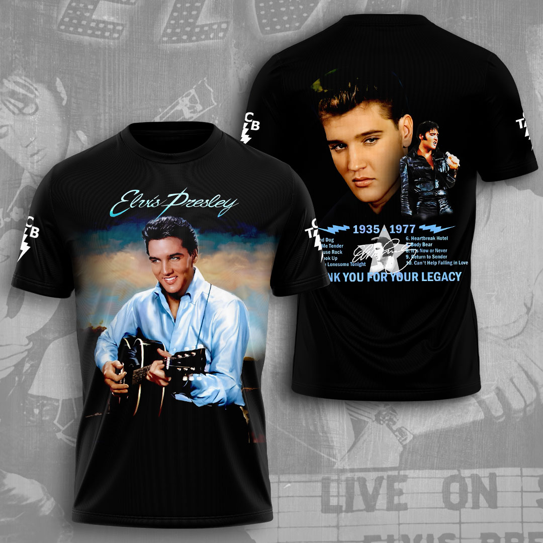 Elvis Presley Music Rock 'N' Roll Hall Of Fame Shirt