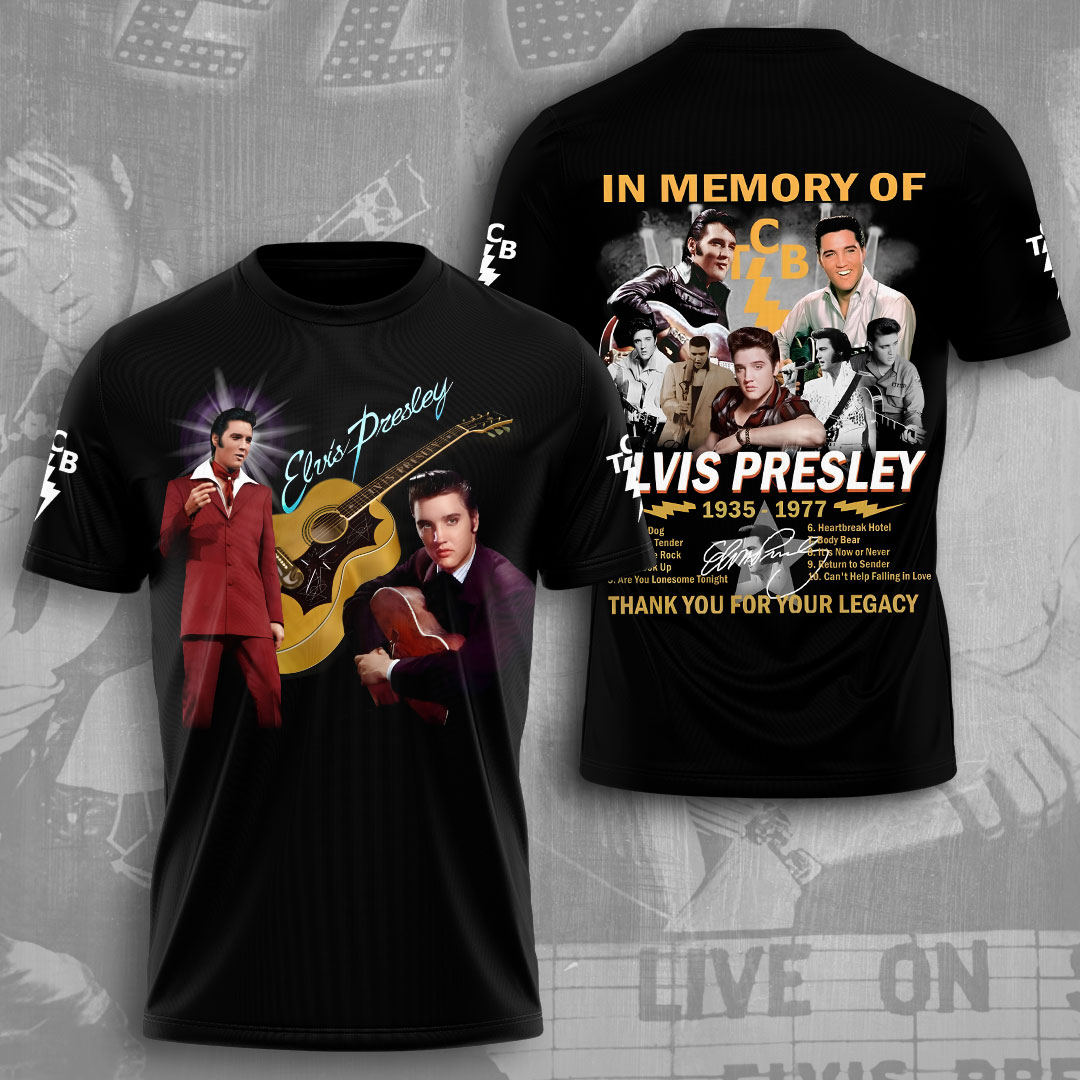 Elvis Presley Music 1970S Tour Shirt