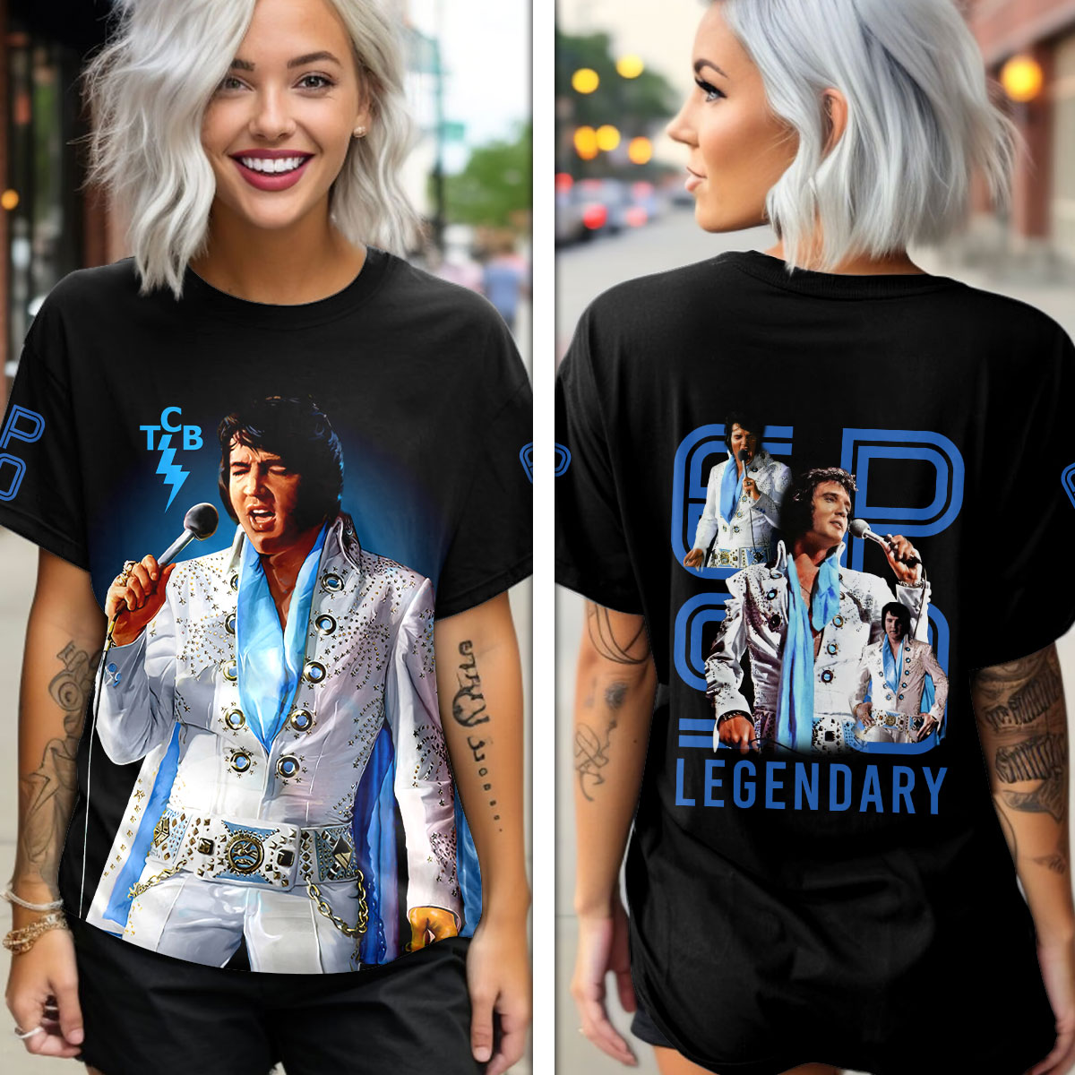 Elvis Presley Vintage Platinum Album Shirt