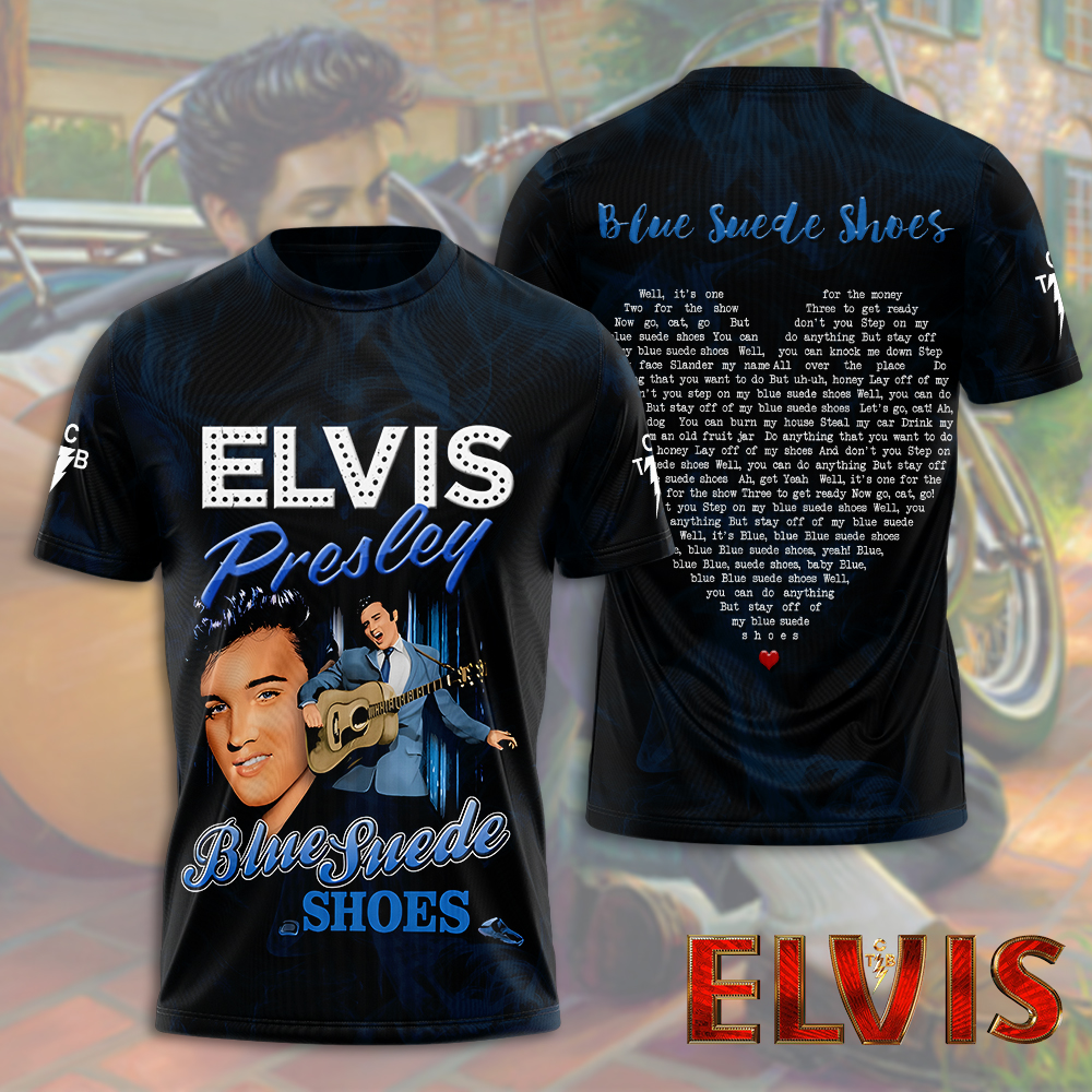Elvis Presley 1935-1977 Blue Moon Shirt