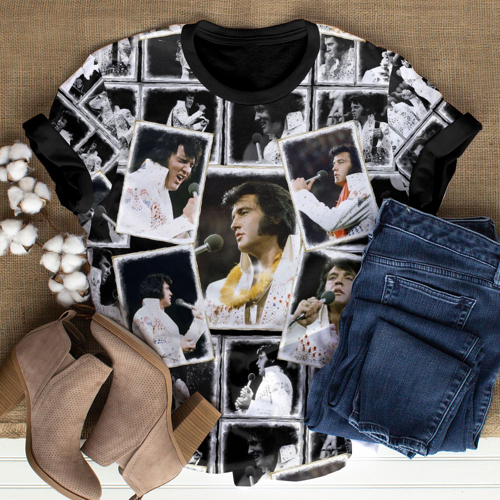 Elvis Presley Retro Graceland Shirt