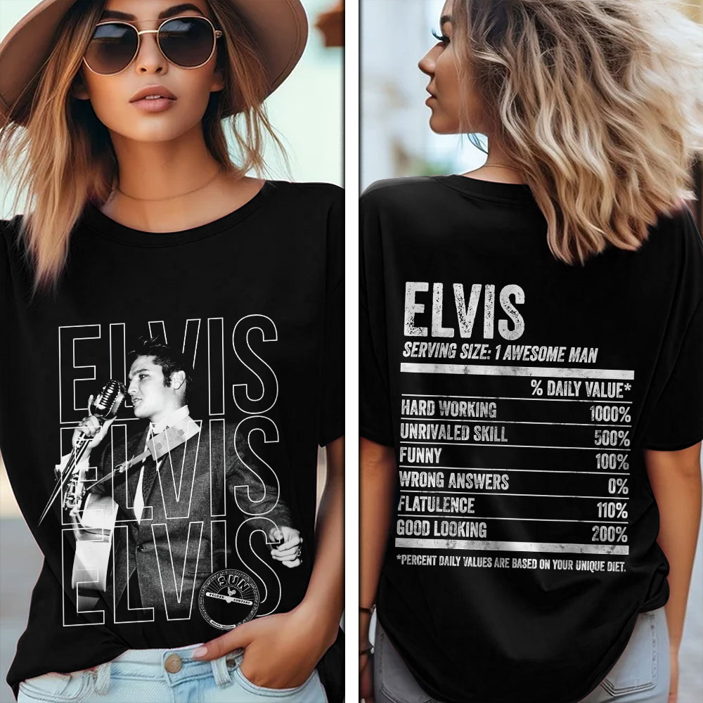 Elvis Presley Retro Rock And Roll Shirt