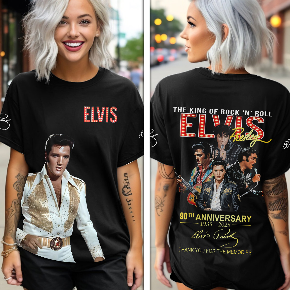 Elvis Presley Retro Memphis Shirt