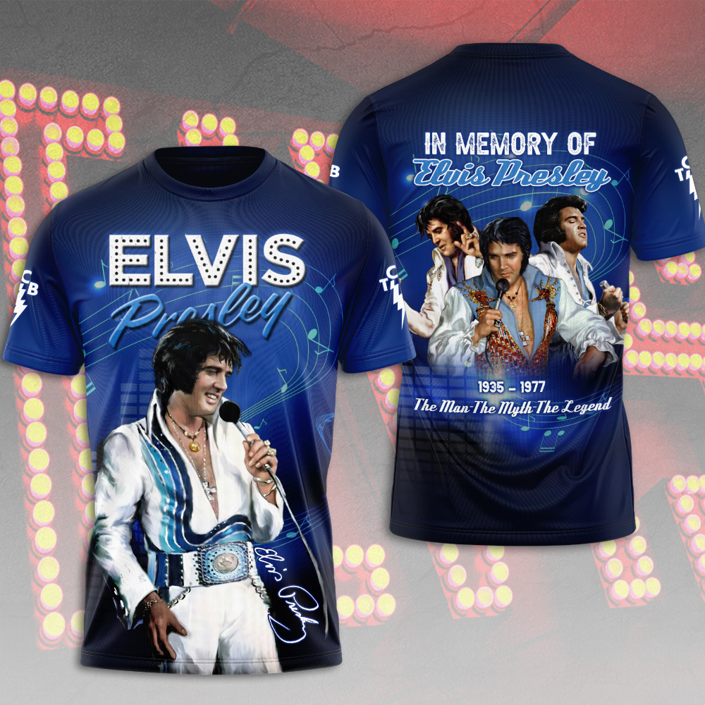 Elvis Presley 1935-1977 1970S Tour Shirt
