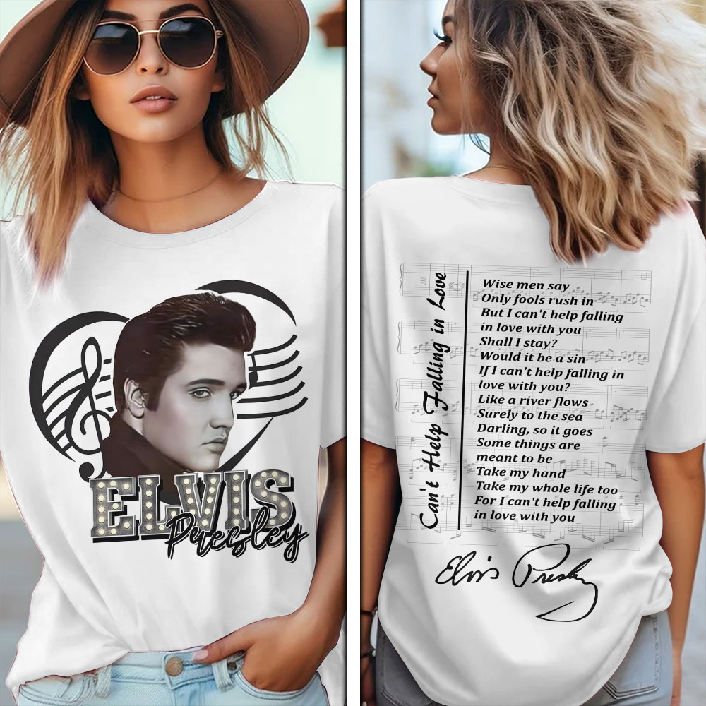 Elvis Presley Retro Love Me Tender Shirt