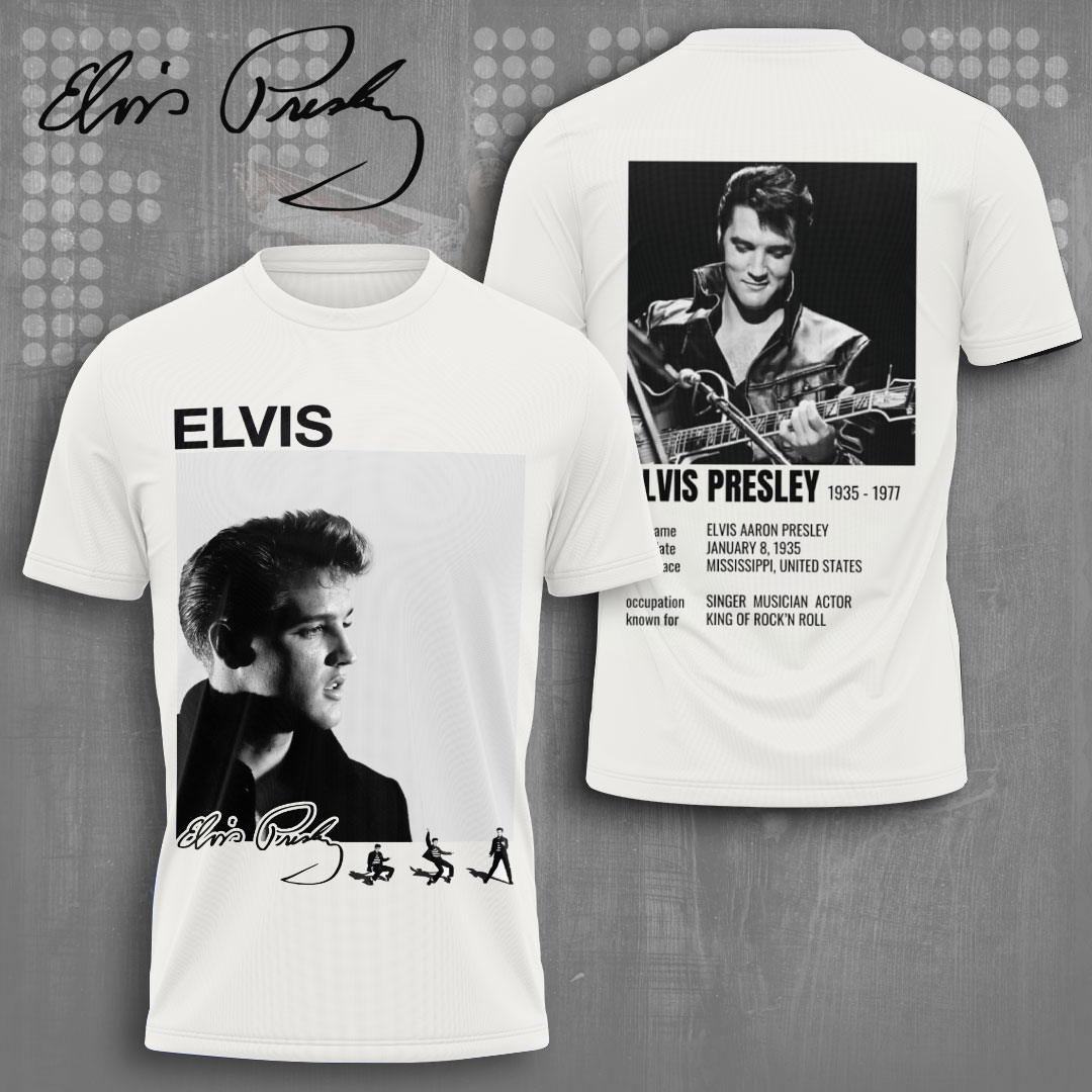 Elvis Presley Retro Melancholy Blues Shirt