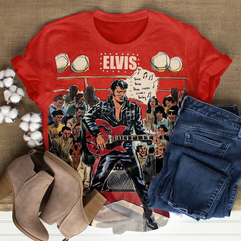 Elvis Presley Retro All Shook Up Shirt