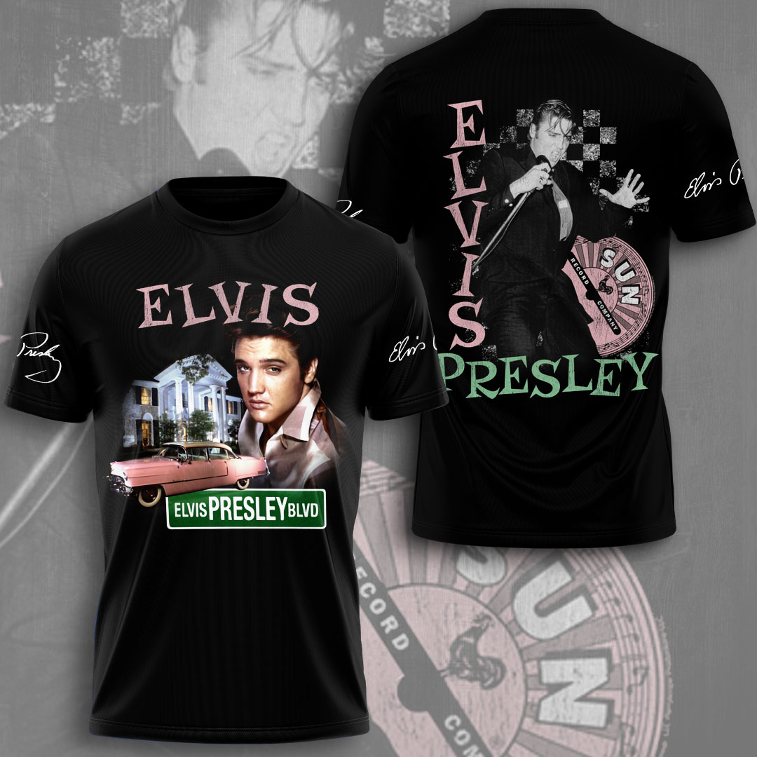 Elvis Presley Retro Las Vegas Shirt