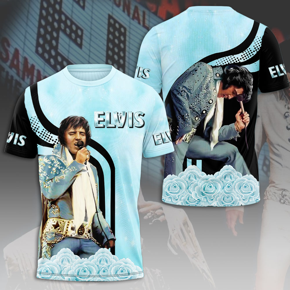 Elvis Presley Retro Rock 'N' Roll Hall Of Fame Shirt