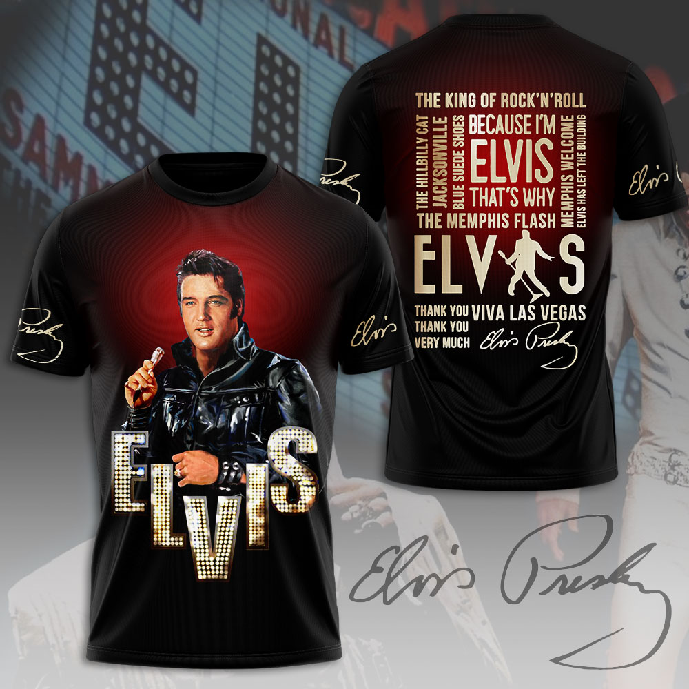 Elvis Presley Retro Presley Parade Shirt