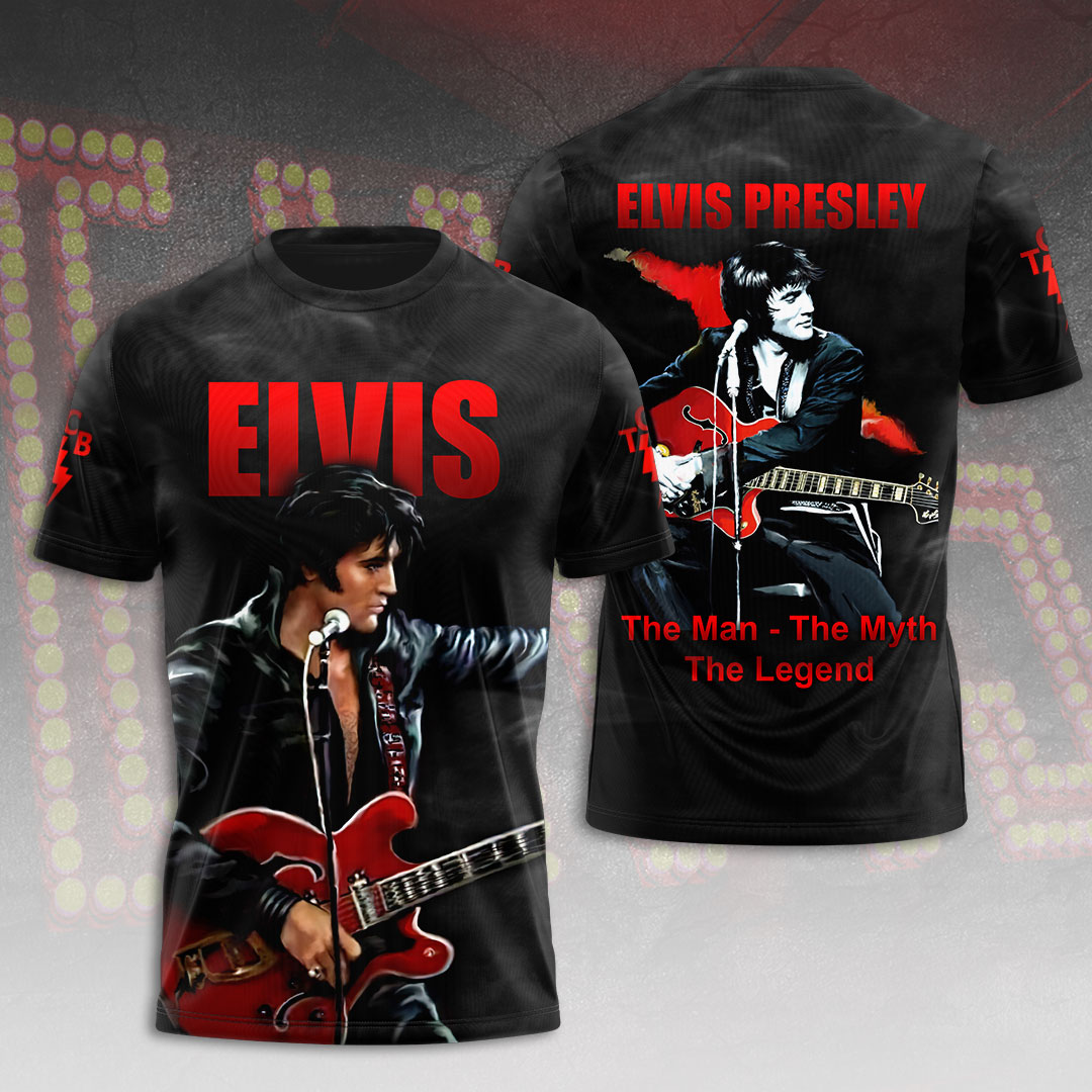 Elvis Presley Retro Blue Moon Shirt