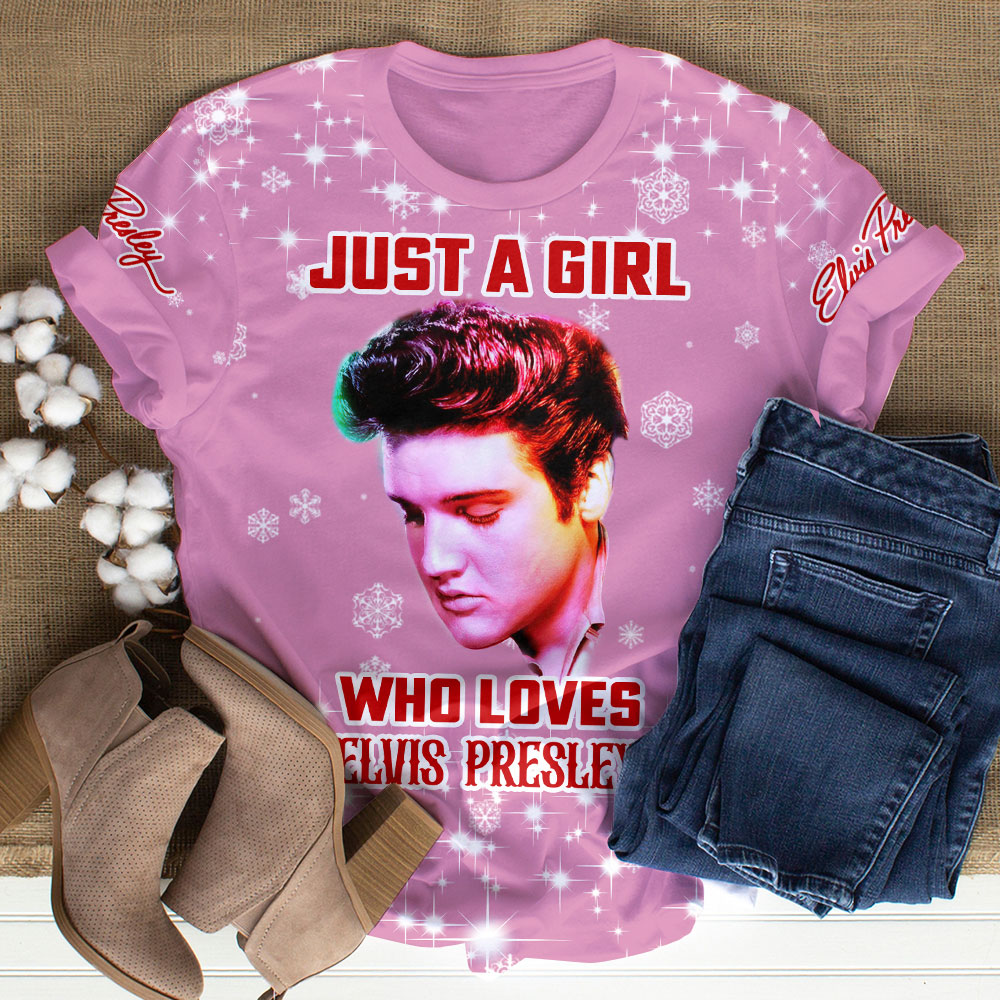 Elvis Presley Retro Golden Globes Shirt
