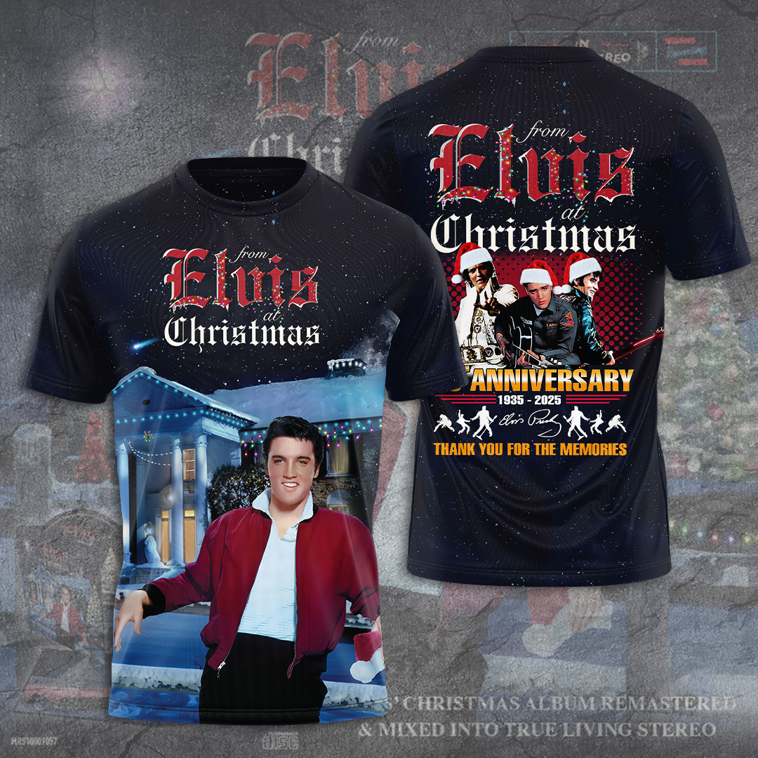 Elvis Presley Retro Rca Records Shirt