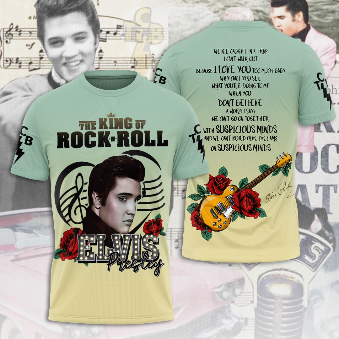 Elvis Presley Retro Recording Studio Shirt