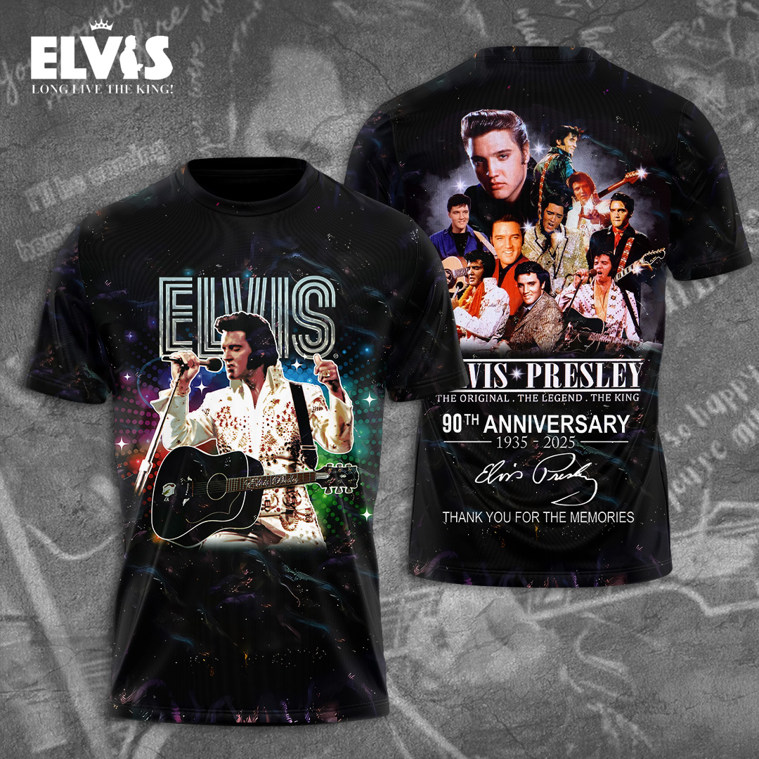 Elvis Presley Retro Singles Shirt
