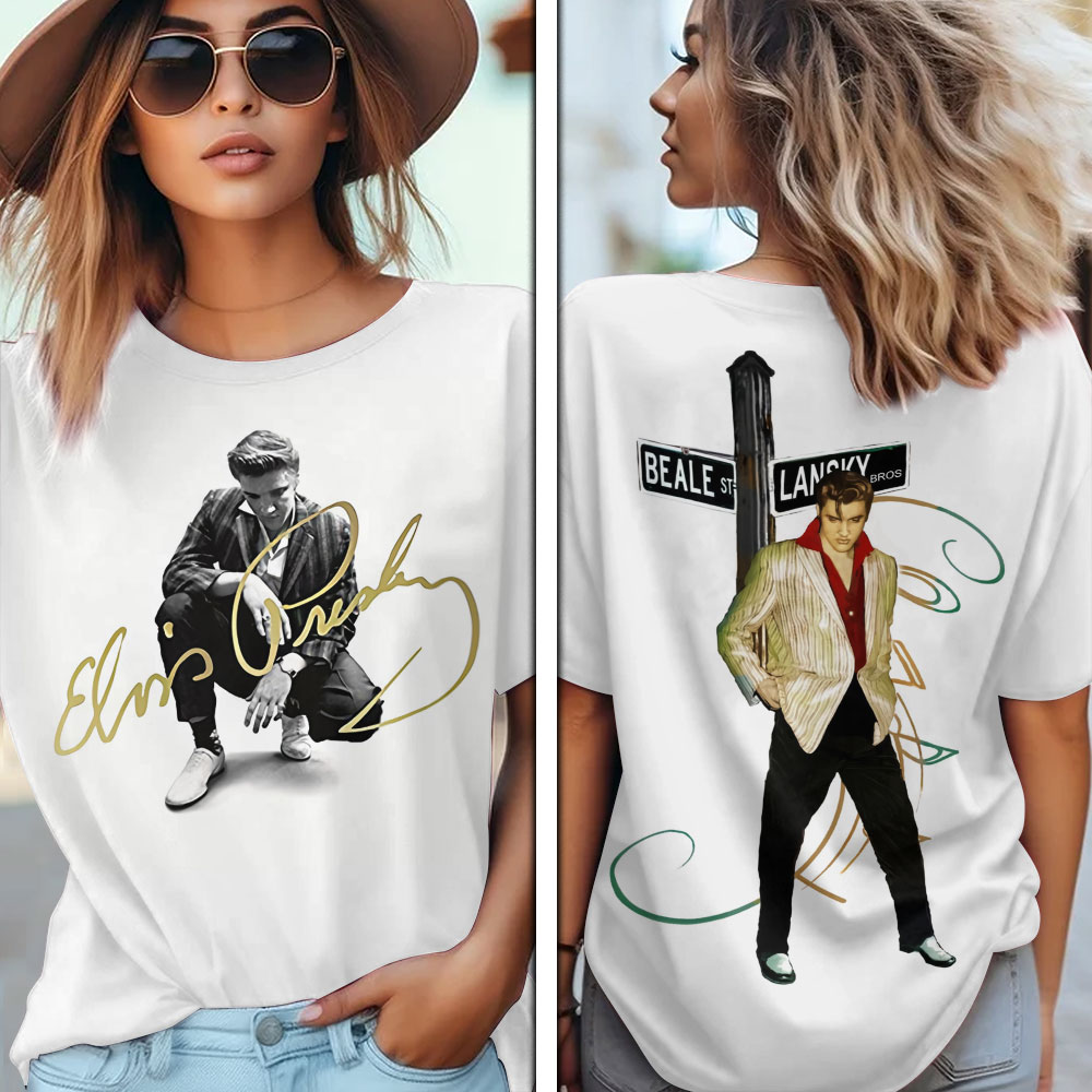 Elvis Presley Retro Sideburns Shirt