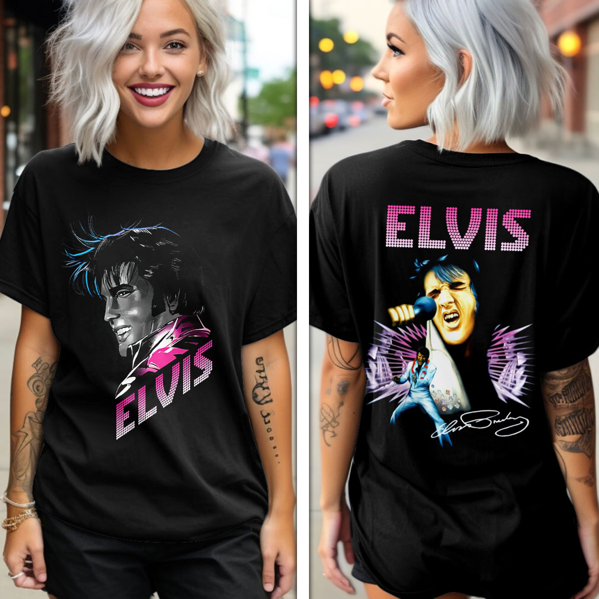 Elvis Presley Retro 1969 Aloha Concert Shirt