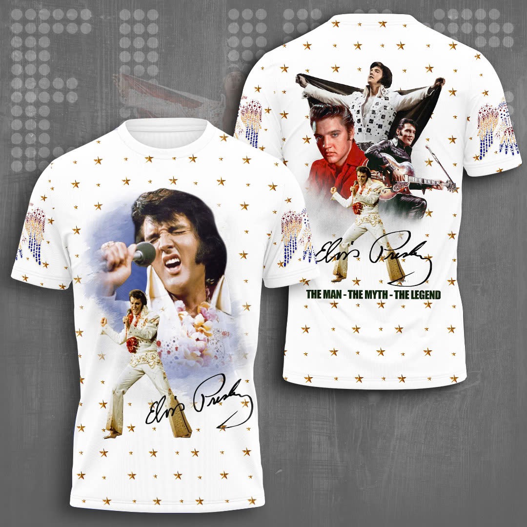 Elvis Presley Rock And Roll Burning Love Shirt