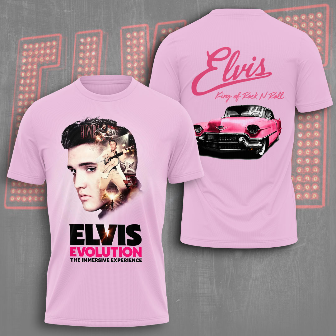 Elvis Presley Rock And Roll Rhinestones Shirt
