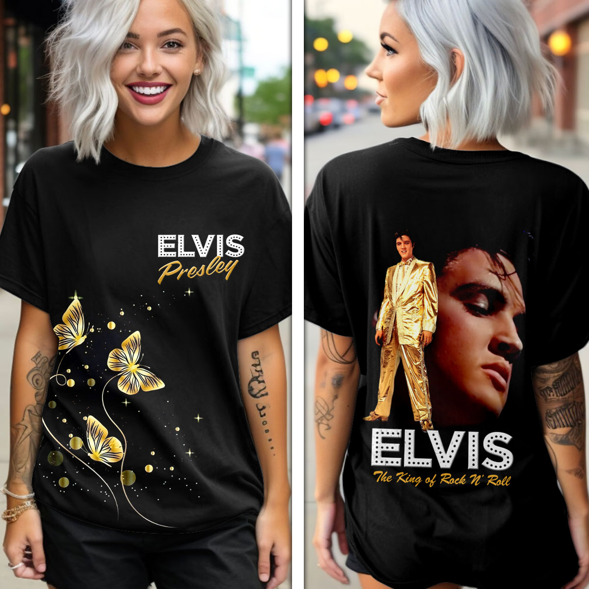Elvis Presley Rock And Roll Hollywood Shirt