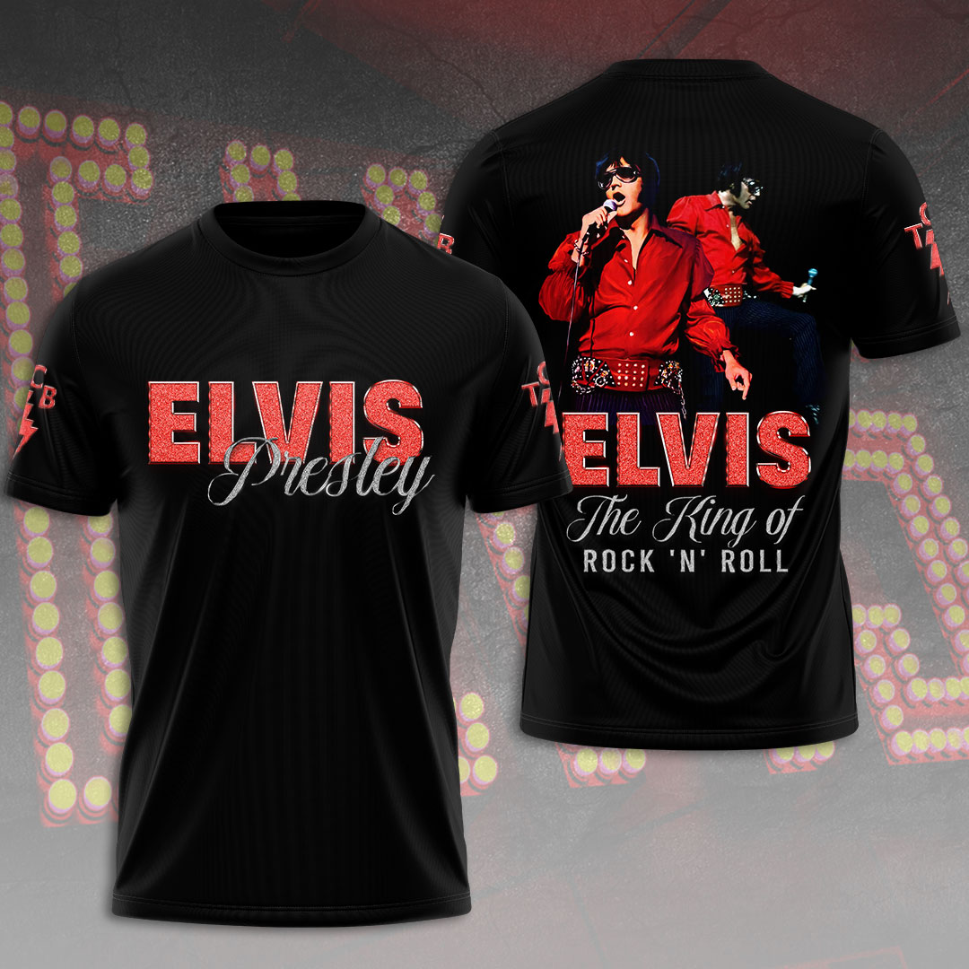 Elvis Presley Rock And Roll Graceland Tours Shirt